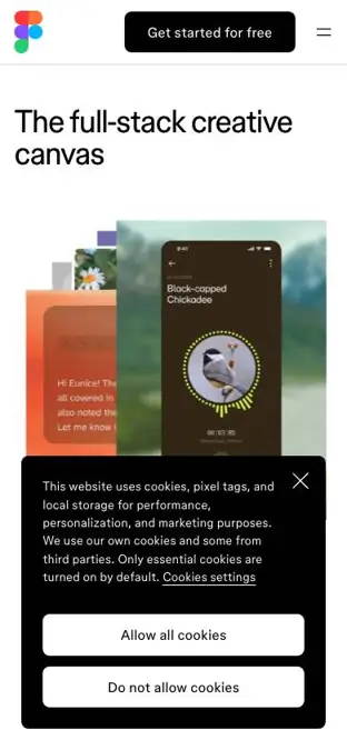 Figma mobile